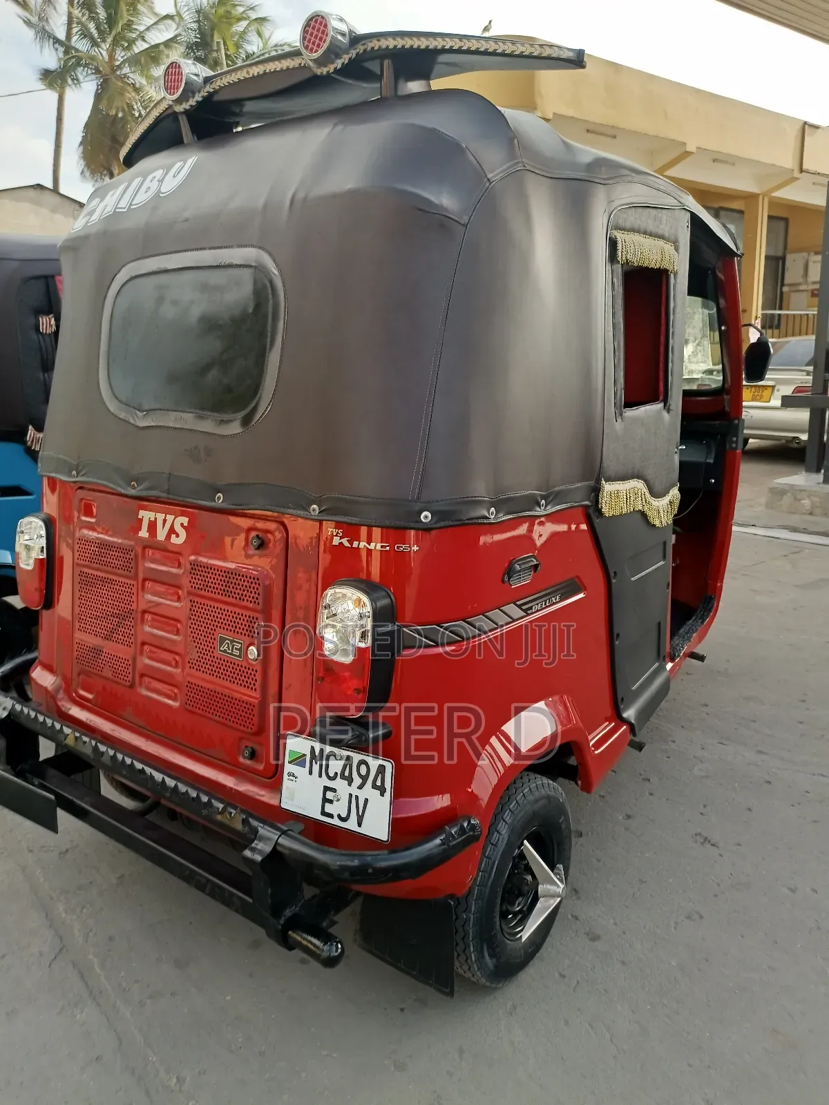 TVS King Deluxe Plus iTouch Start 2024 Red
