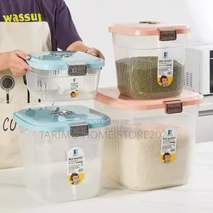 Rice Bucket 
4pcs Set Kg 15,10,5 Na 3 Zipo Pink