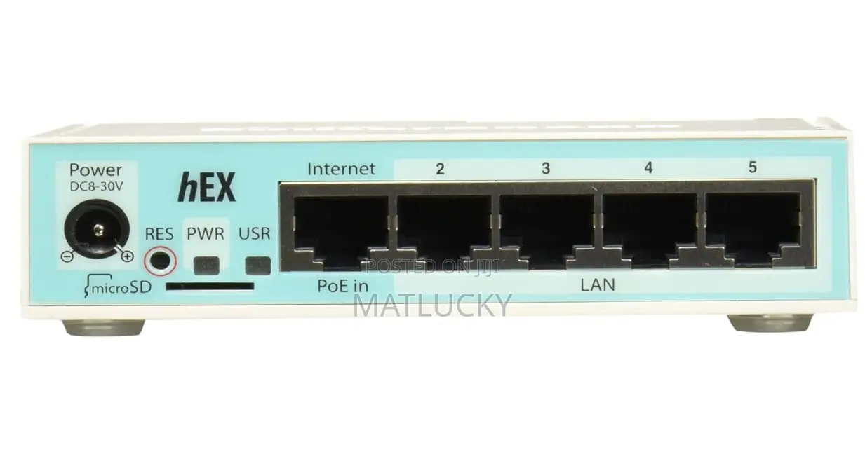 Mikrotik Hex Rb750gr3 5-Port Ethernet Gigabit Router