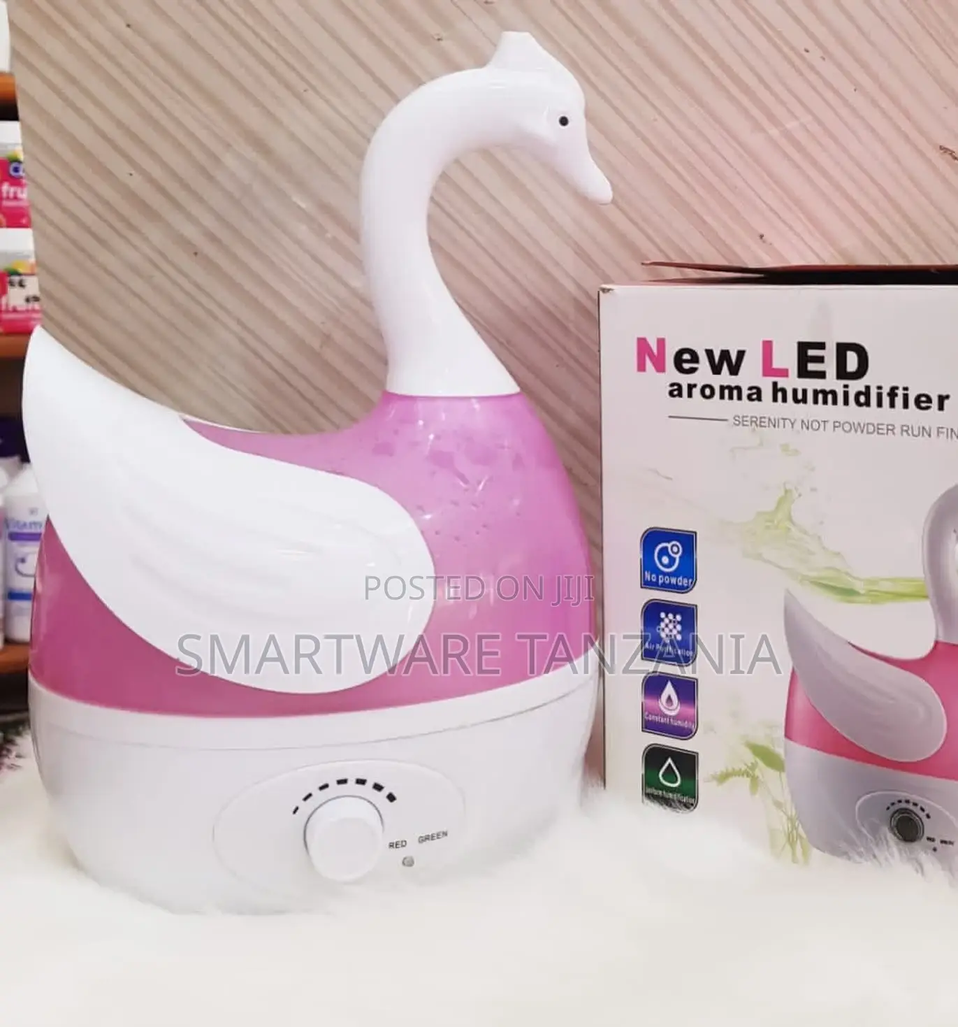 Humidifier for Kids Room and Whole Home Diffuser (3L Black)