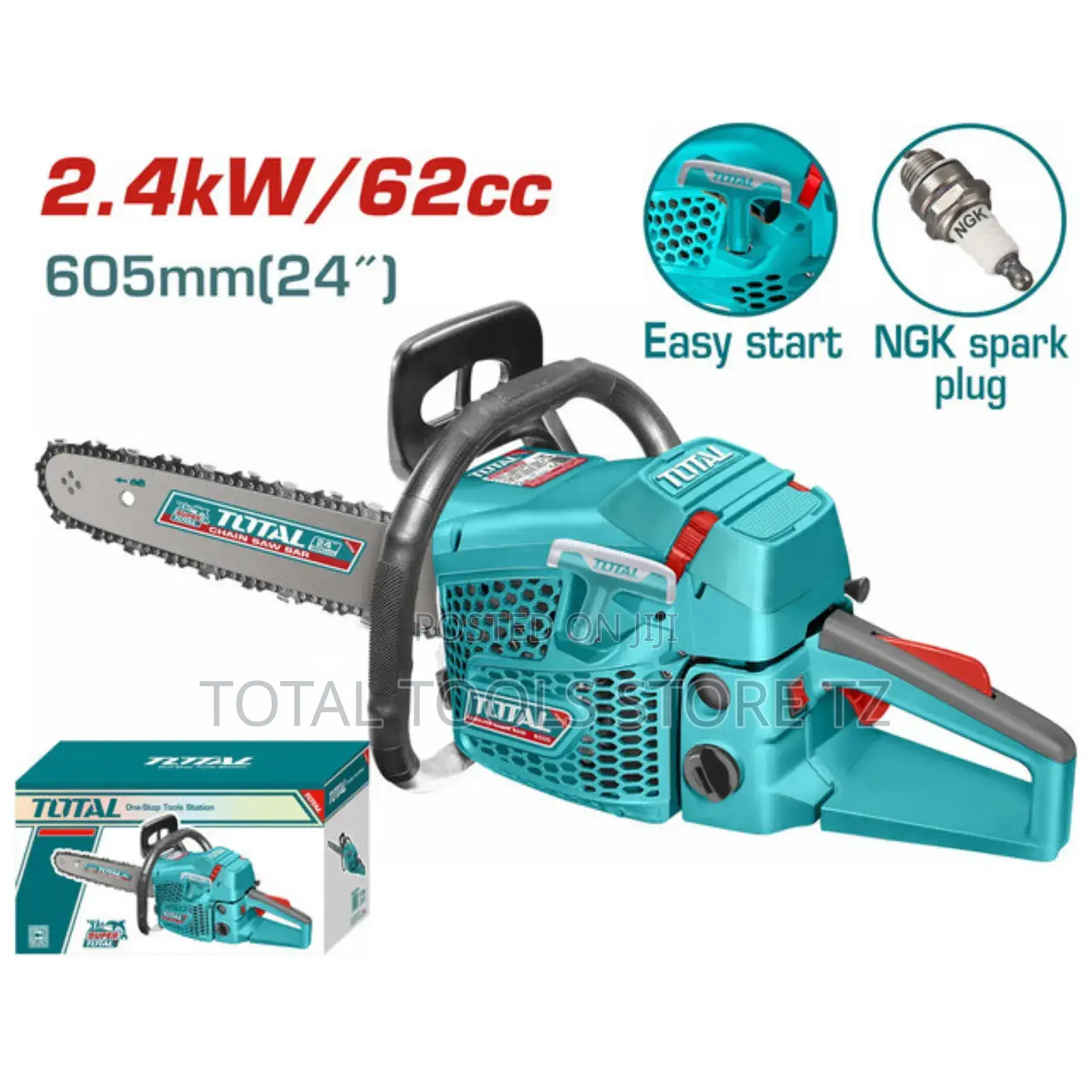 Total Gasoline Chain Saw 24"