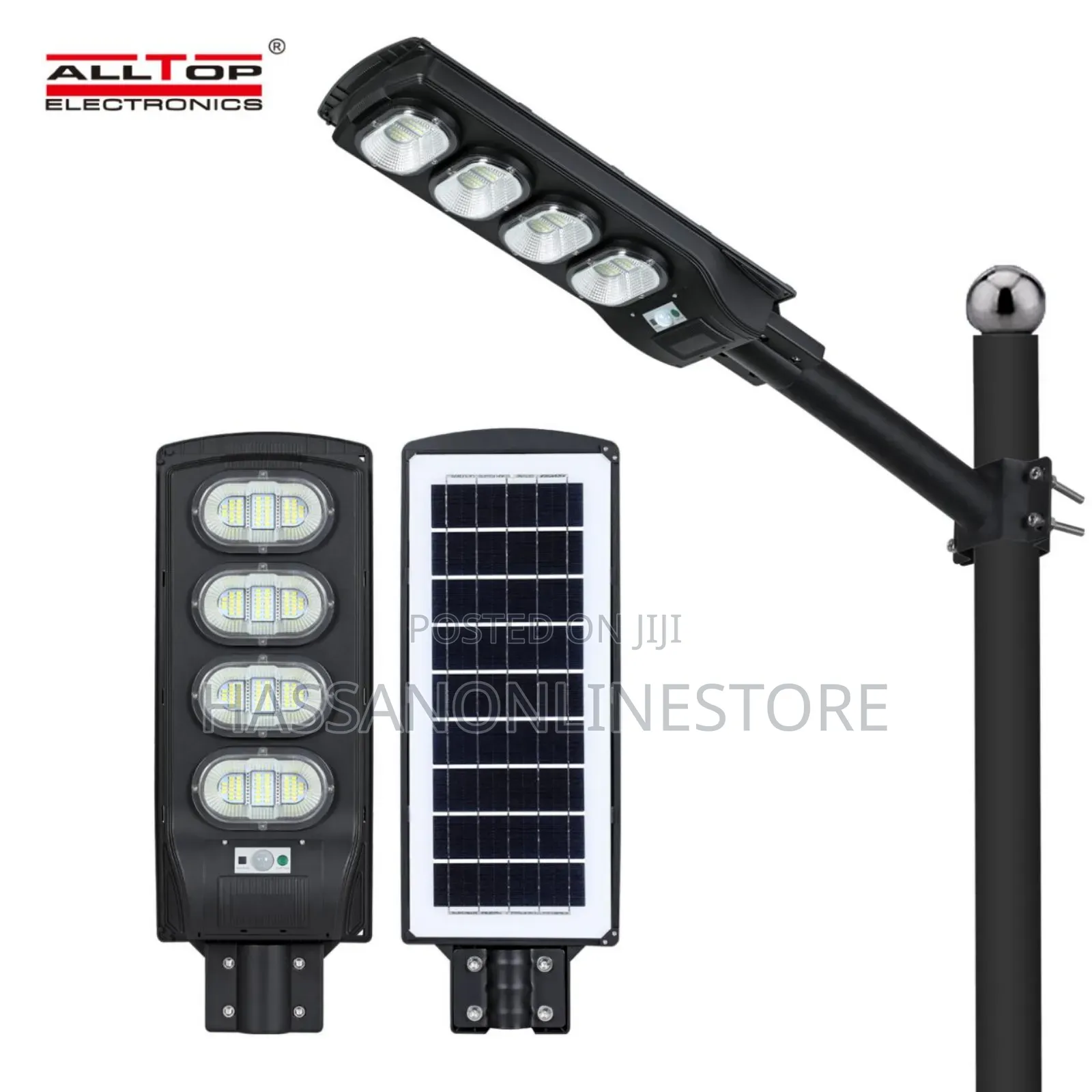 Alltop 200W Solar LED Street Light (Including a Light Arm)