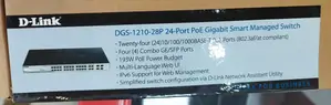 D-Link DGS-1210-28P 24-Port Poe Gigabit Smart Managed Switch