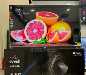 Evvoli Ultra HD Smart QLED Android TV 65′′ Frameless