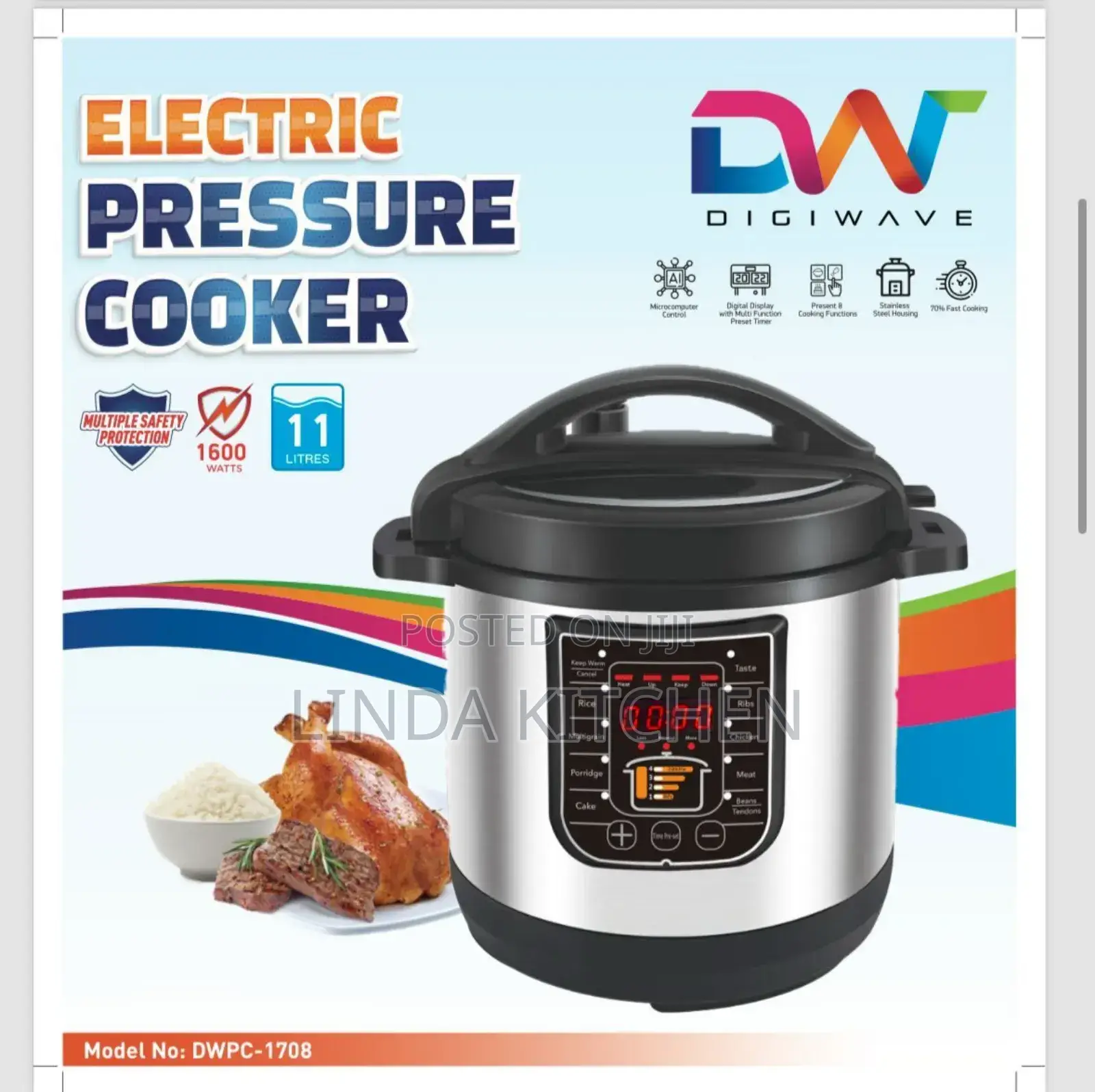 Dw Electric Pressure Cooker 11lts