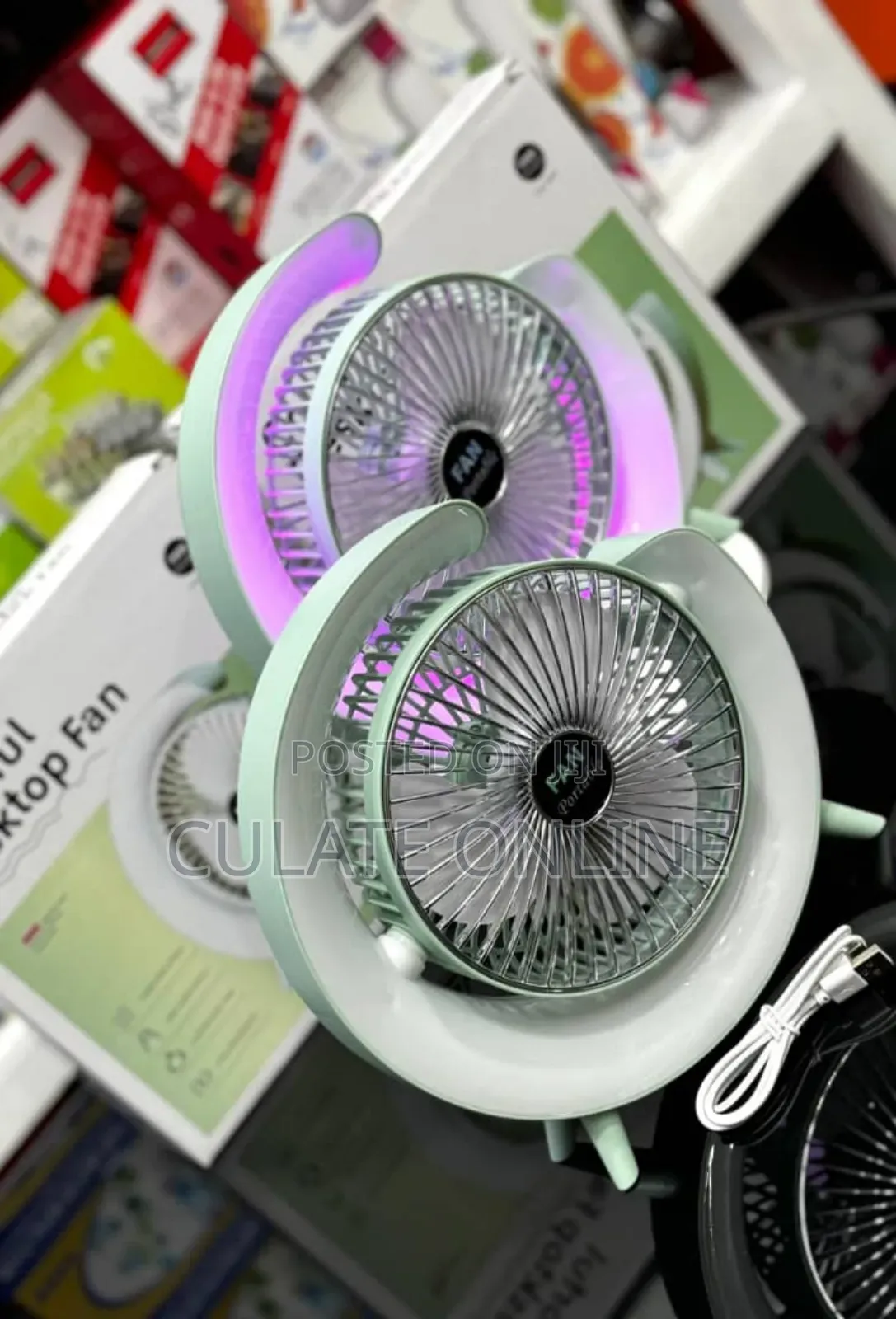 Colorful Portable Fan