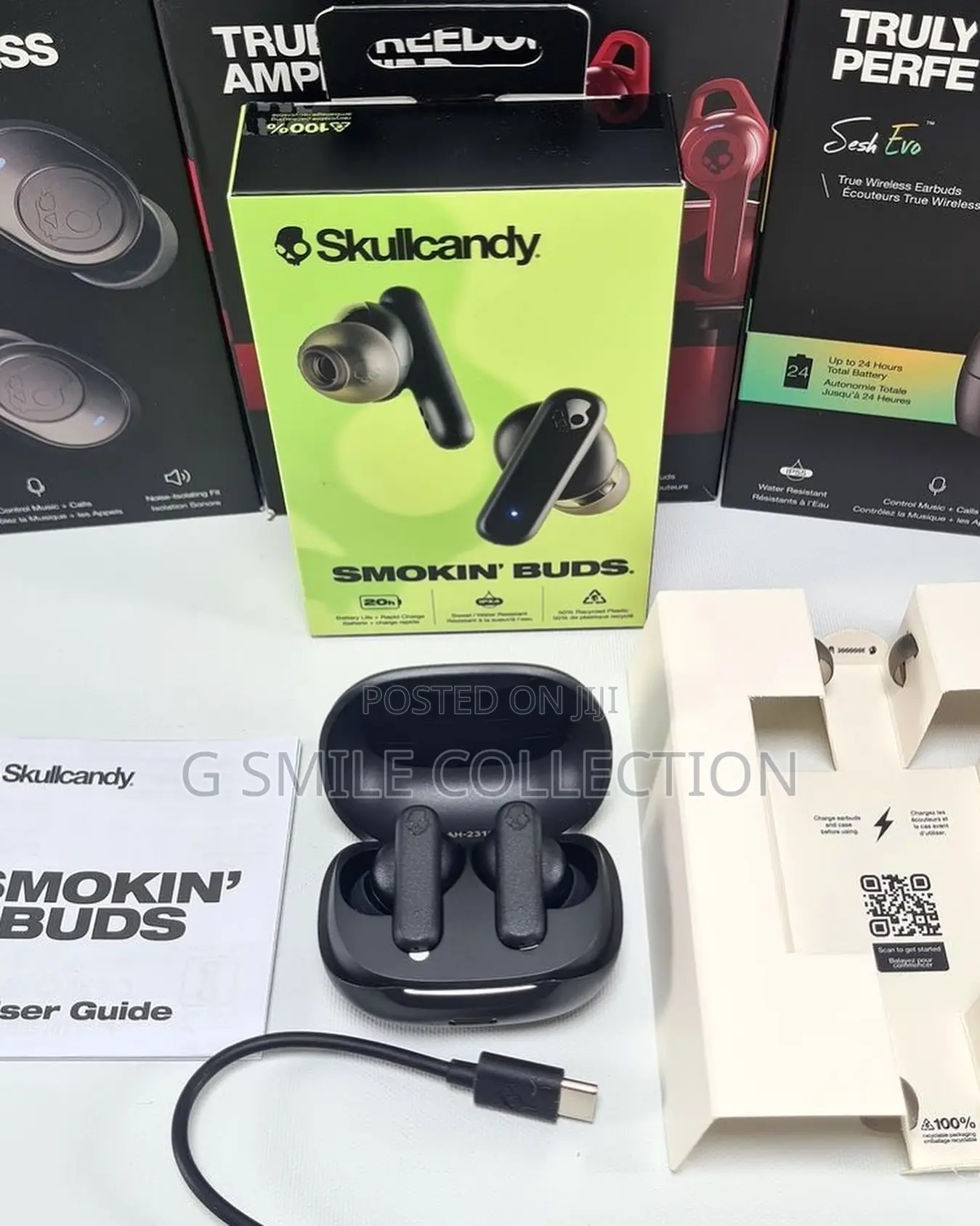 Skullcandy Smoking Buds Bluetooth Earphones