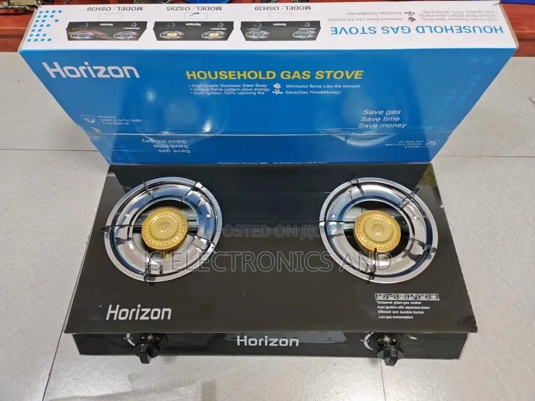 Horizon Household Gase Stove Plate Mbili Jiko La Gesi