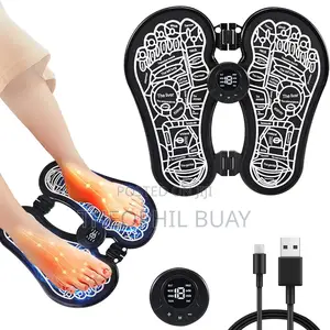 Foot Massager, Foldable EMS Foot Massager With 8 Modes and 1