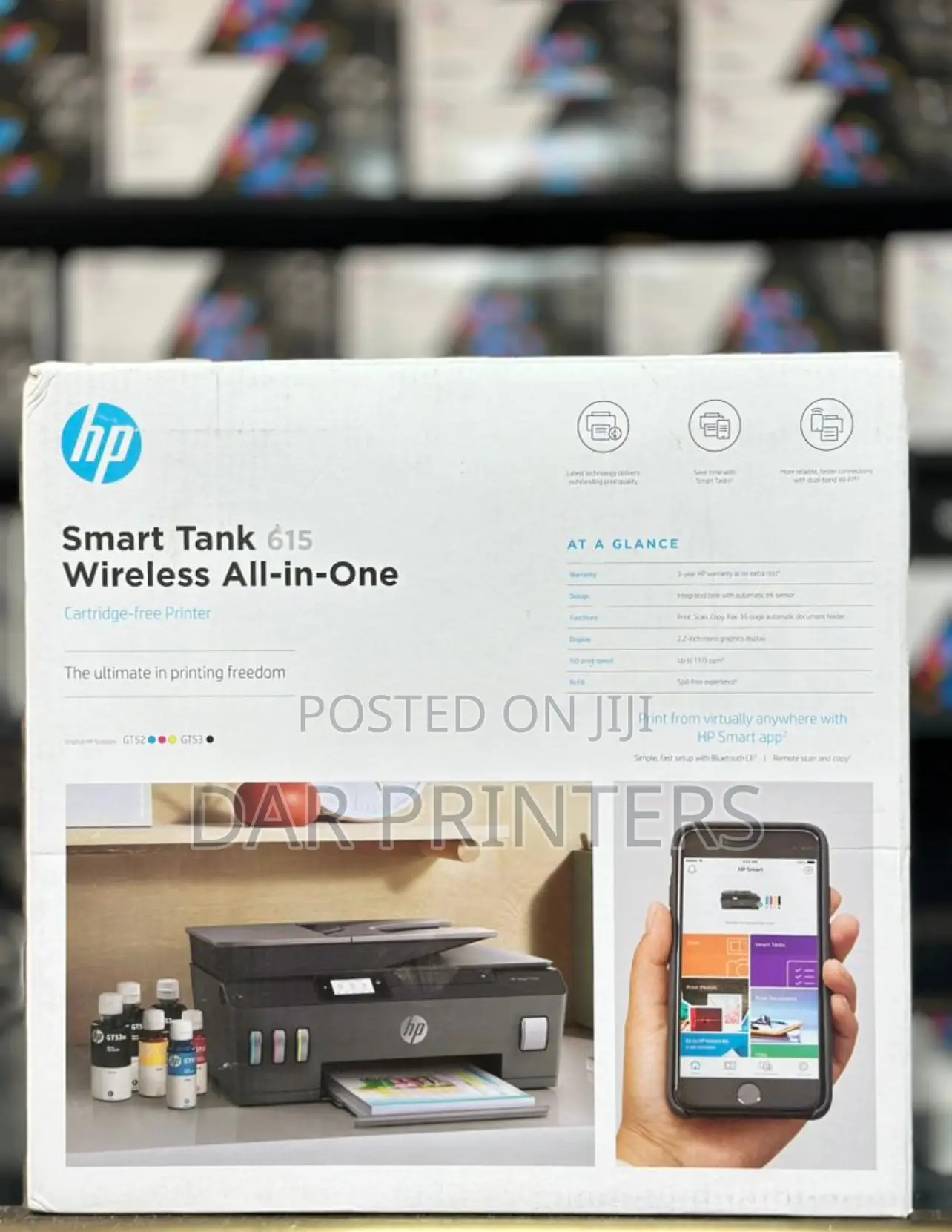 HP Smart Tank 615 Wireless All-in-One