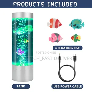 Led Bubble Fish Lamp