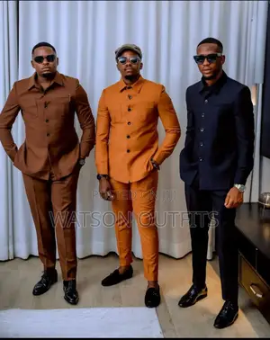 Safari Suti Za Coffee,Blue,Brown Na Cream