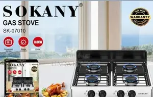 Sokany Gas Stove 4 Plates