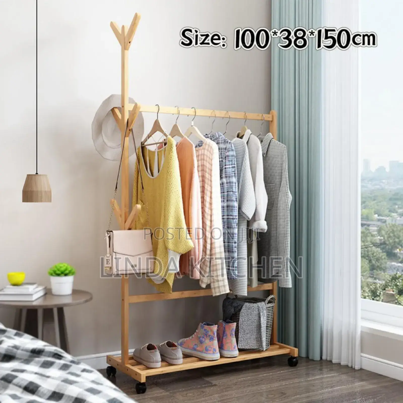 Bamboo Clothes Hanger
