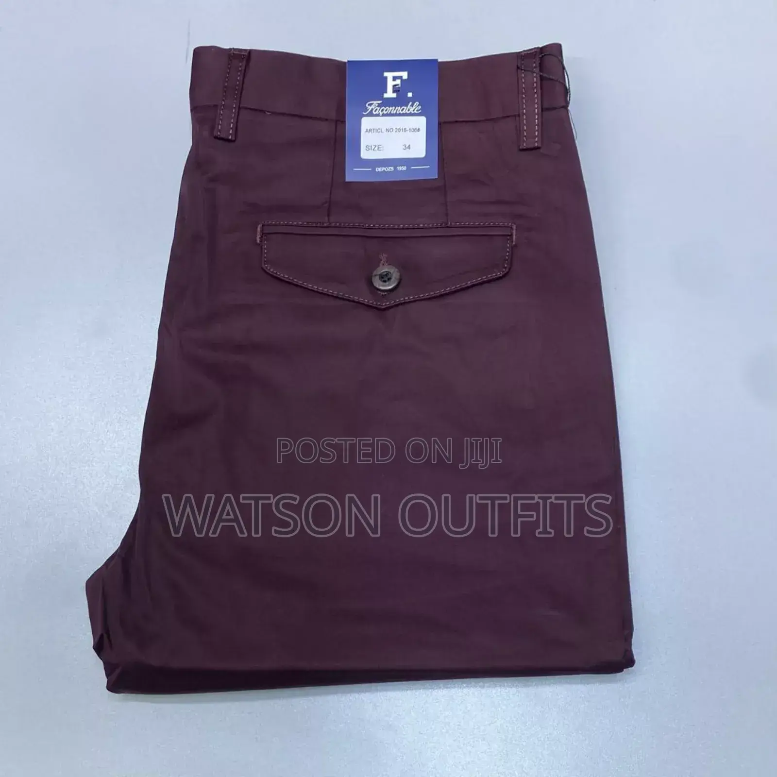 Faccanable Men's Trousers