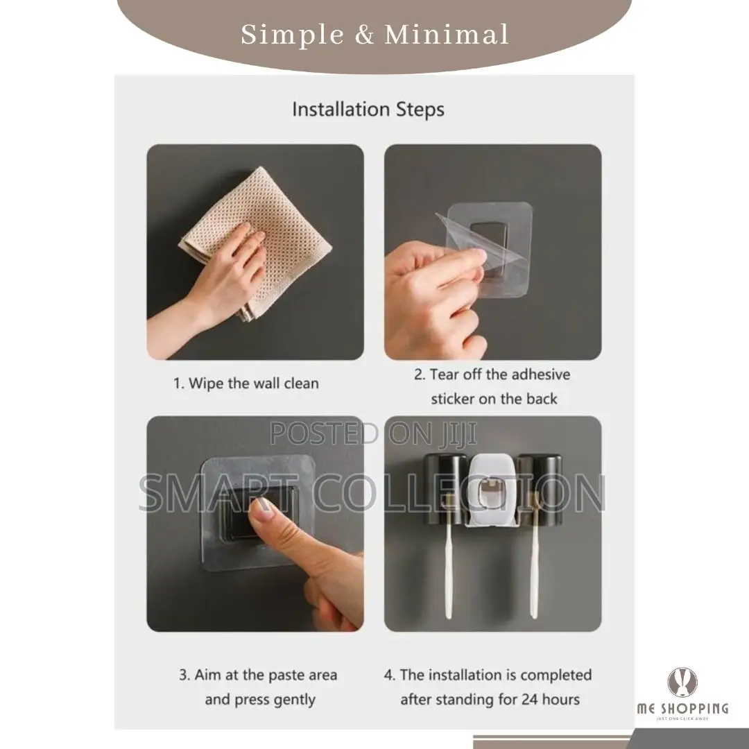 Wall Mount Automatic Toothpaste Squeezer Dispenser