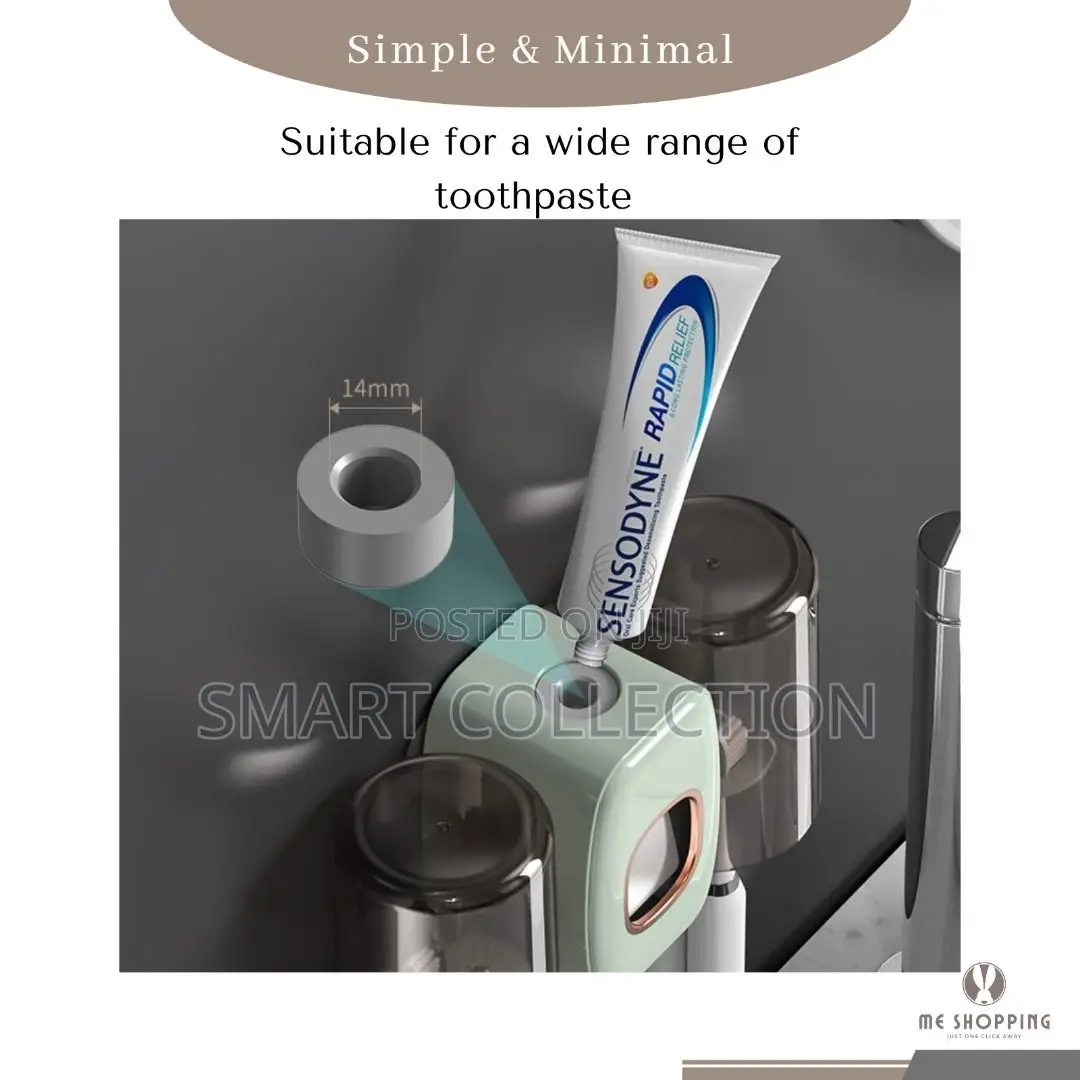 Wall Mount Automatic Toothpaste Squeezer Dispenser