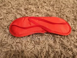 Red Satin Blindfold Sleeping Eye Mask Dungeon Restraint Role