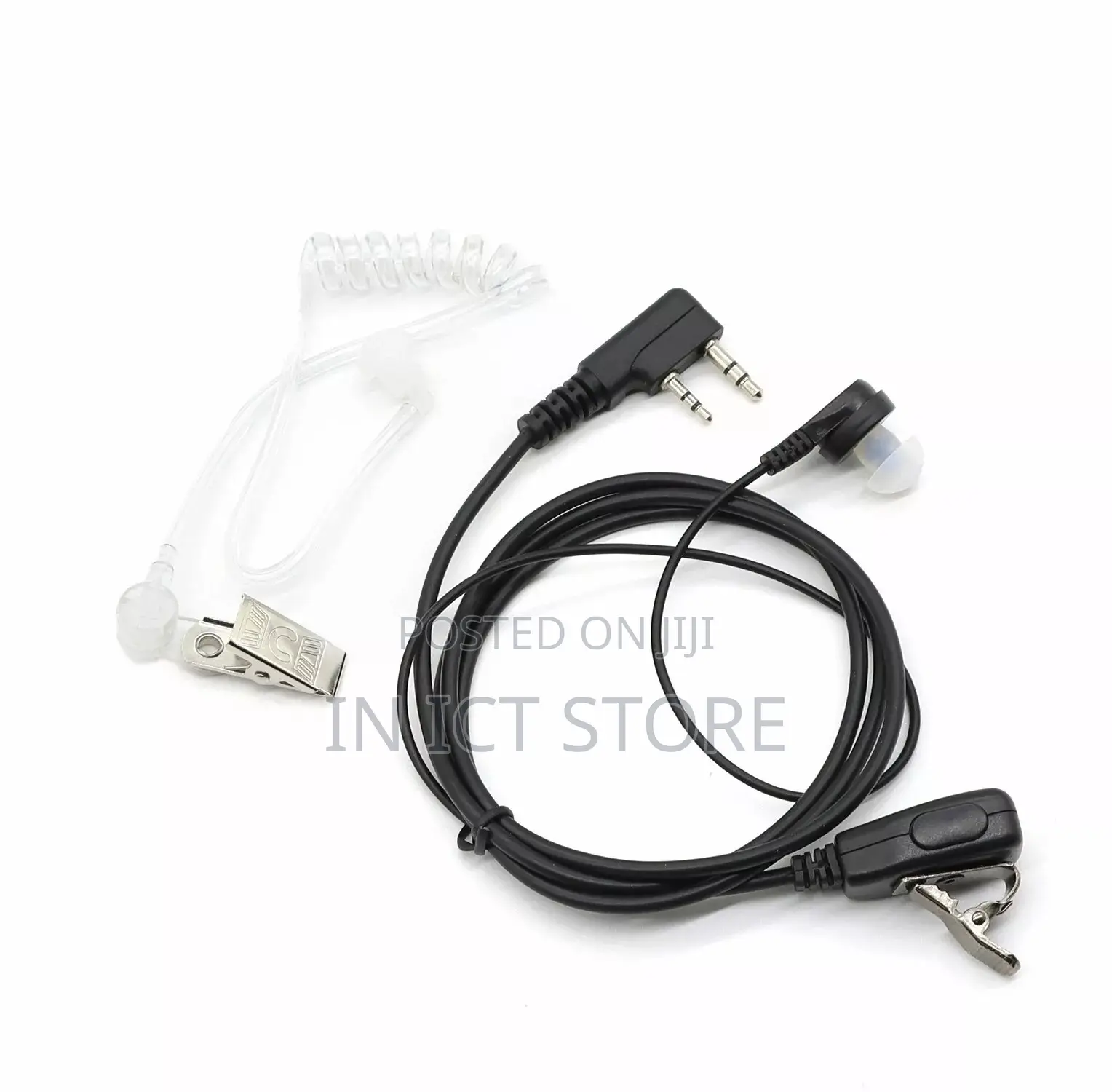 Walkie Talkie Earpiece(2 Pack) With Mic 2 Pin Covert