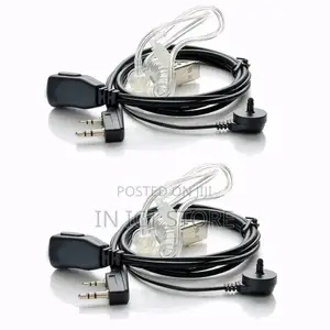 Walkie Talkie Earpiece(2 Pack) With Mic 2 Pin Covert