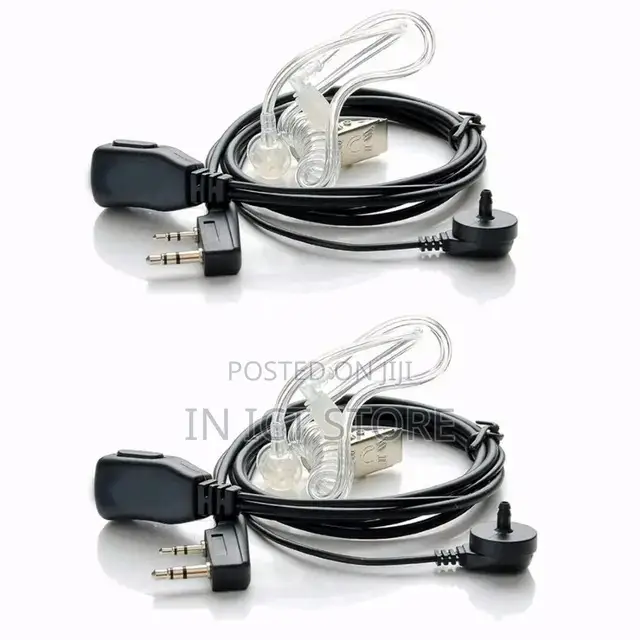 Walkie Talkie Earpiece(2 Pack) With Mic 2 Pin Covert