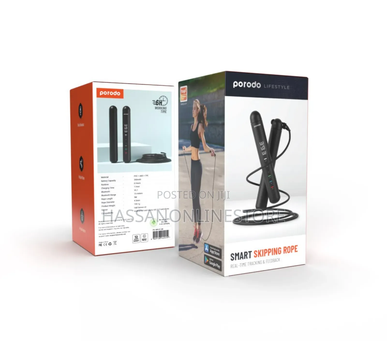 Porodo Lifestyle Smart Voice Jump Skip Rope
