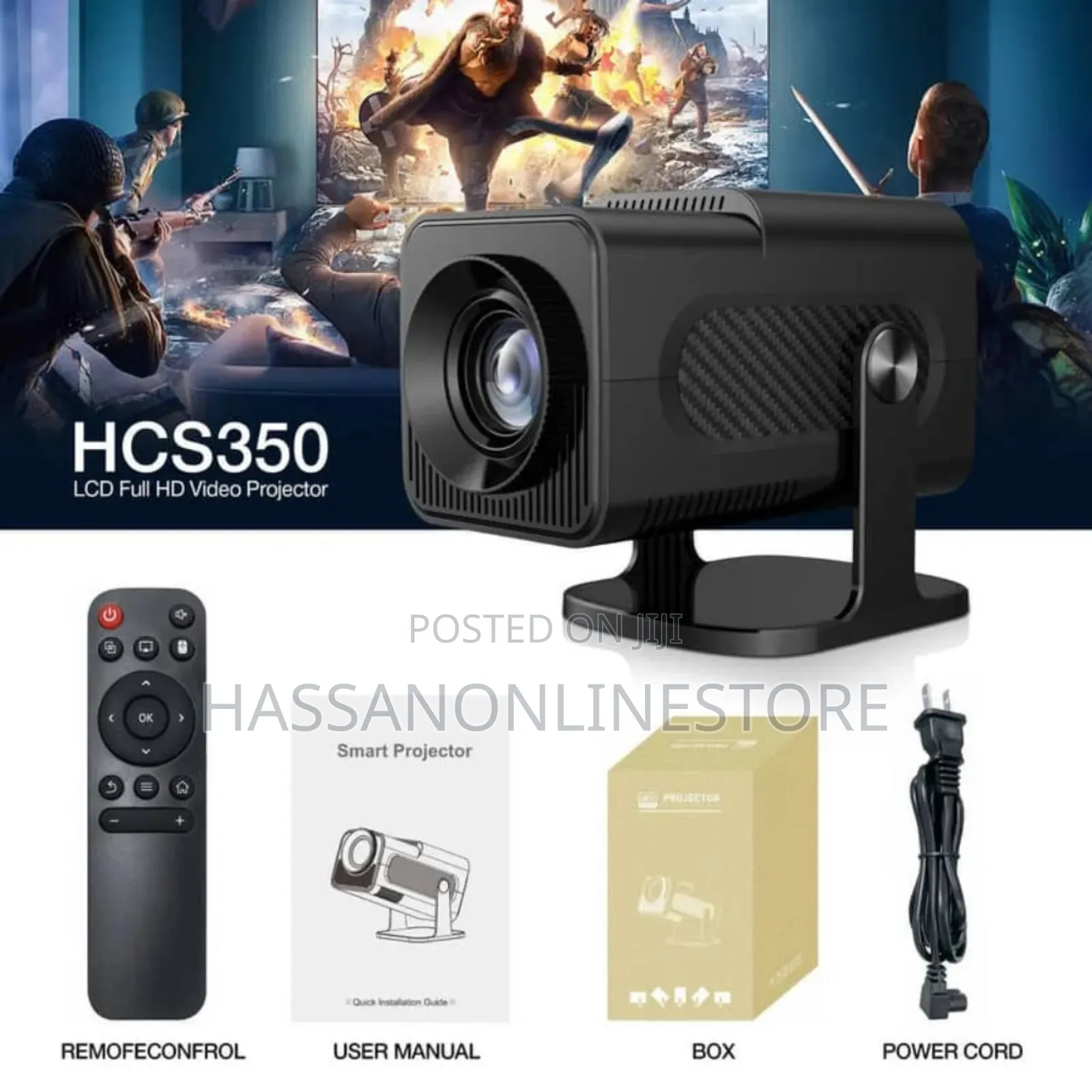 Hy320 Smart Android Projector 300ansi