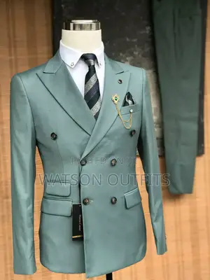 Light Green Suits(Six Button Men Suit)
