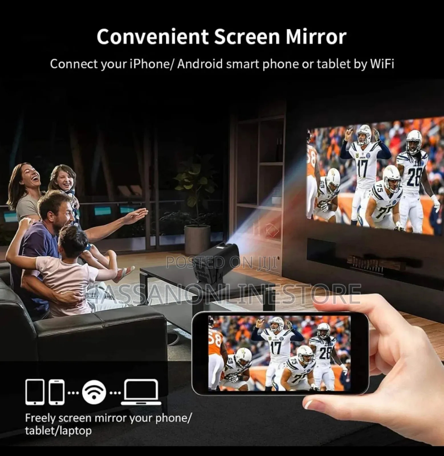 Hy320 Smart Android Projector 300ansi