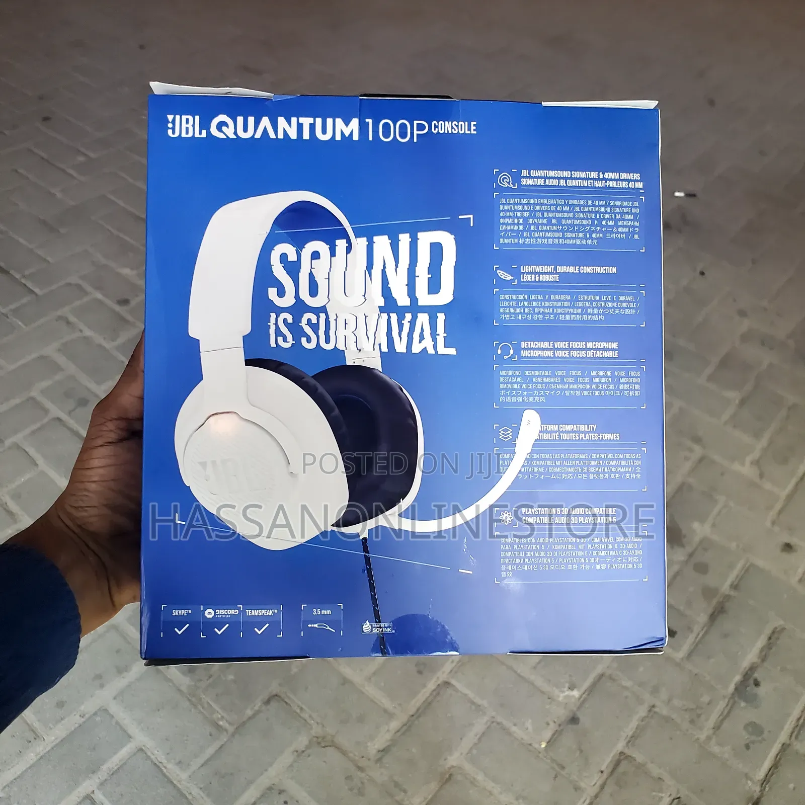 JBL Quantum 100P Wired Over-Ear Console Gaming Headset
