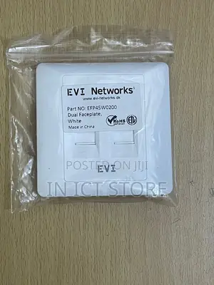 EVI Dual Faceplate White EFP45W0200