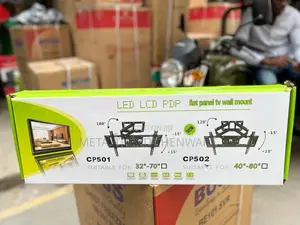 TV Wall Mount Bracket Double Arms Rotate 120 Angle 40-80inch