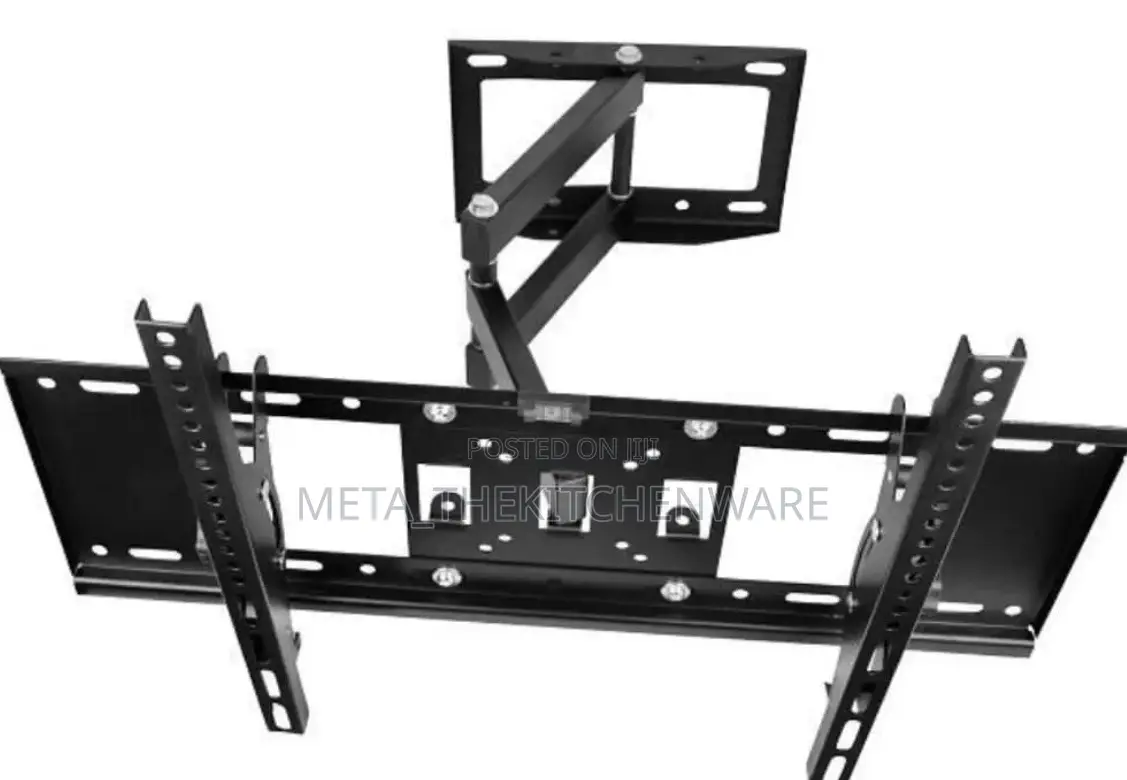 TV Wall Mount Bracket Single Arm Rotate 180 Angle 25-55inch