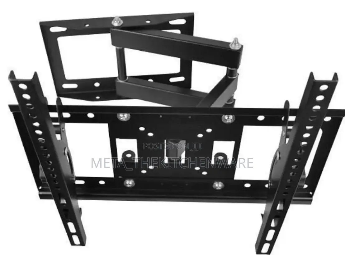 TV Wall Mount Bracket Single Arm Rotate 180 Angle 25-55inch