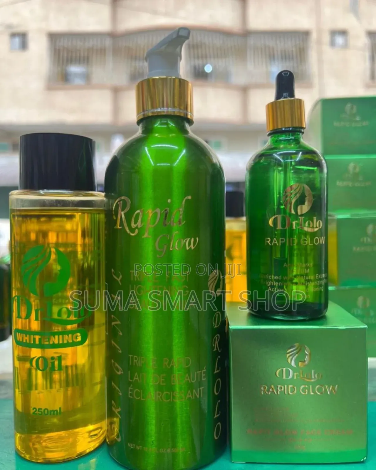 RAPID GLOW Whitening Set .