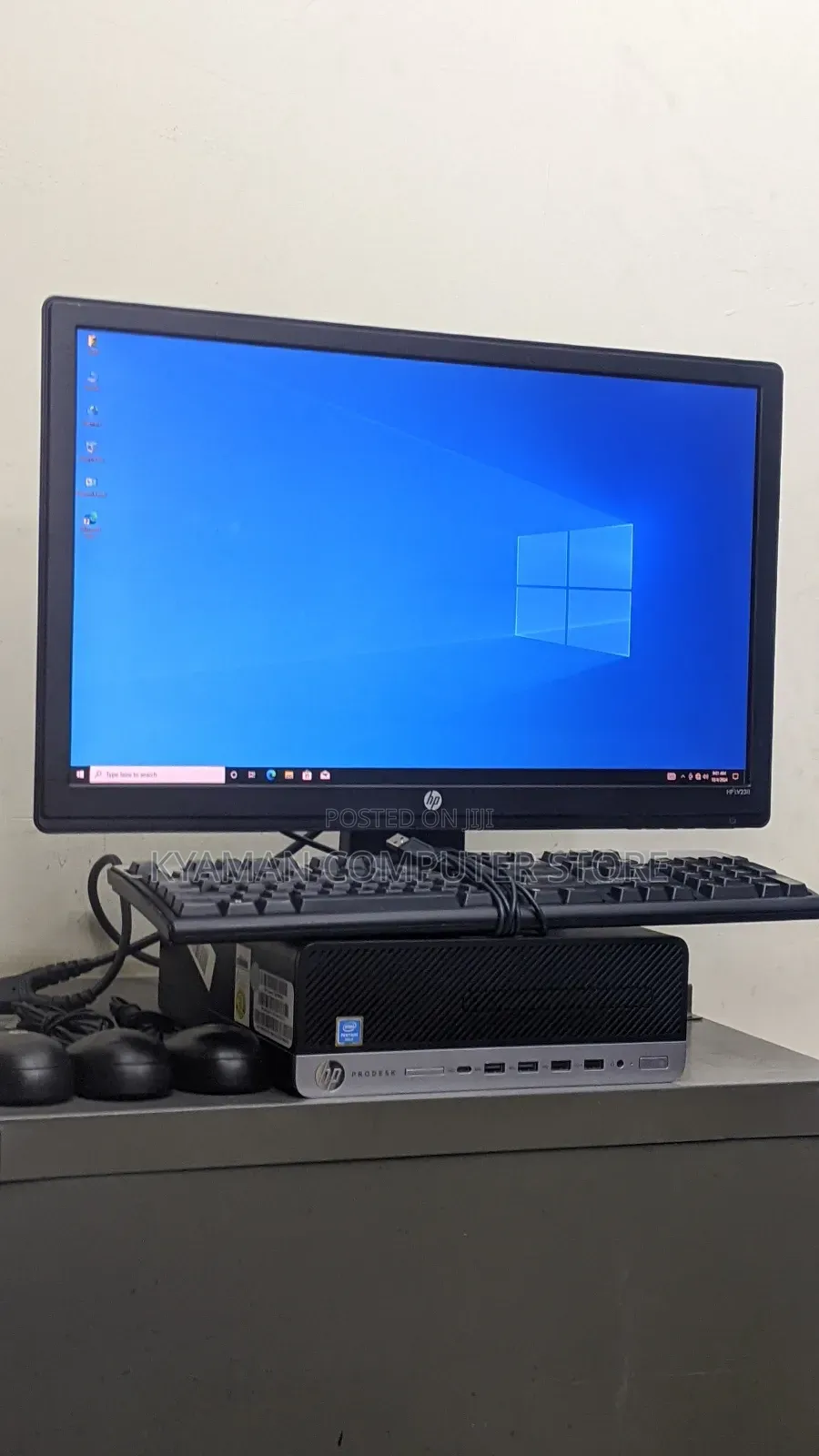 Desktop Computer HP ProDesk 600 G4 8GB Intel Pentium SSD 256GB