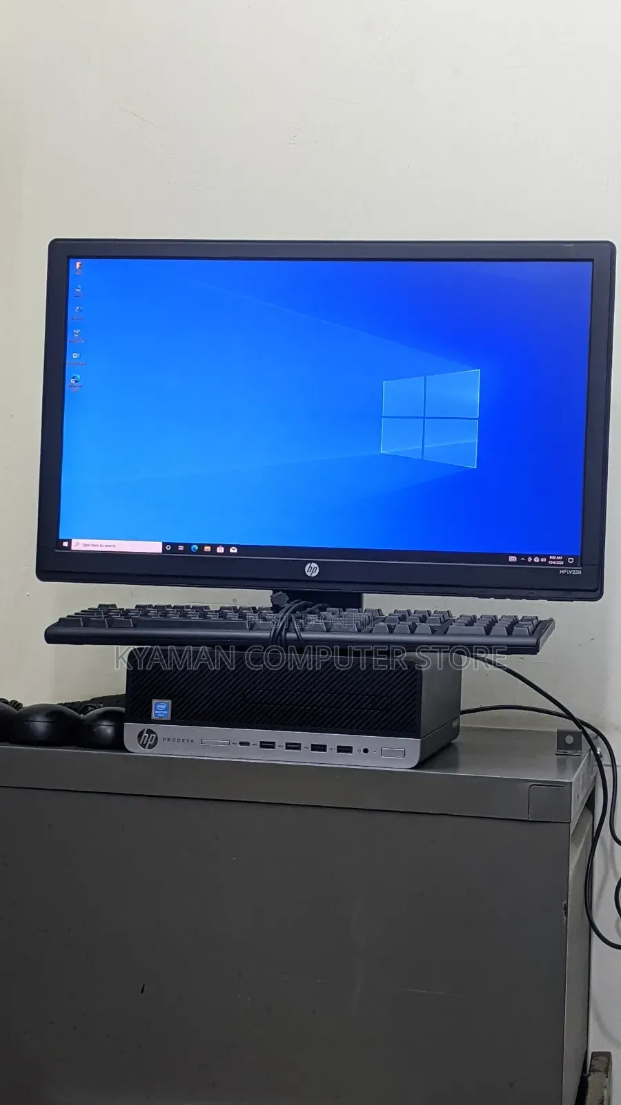 Desktop Computer HP ProDesk 600 G4 8GB Intel Pentium SSD 256GB