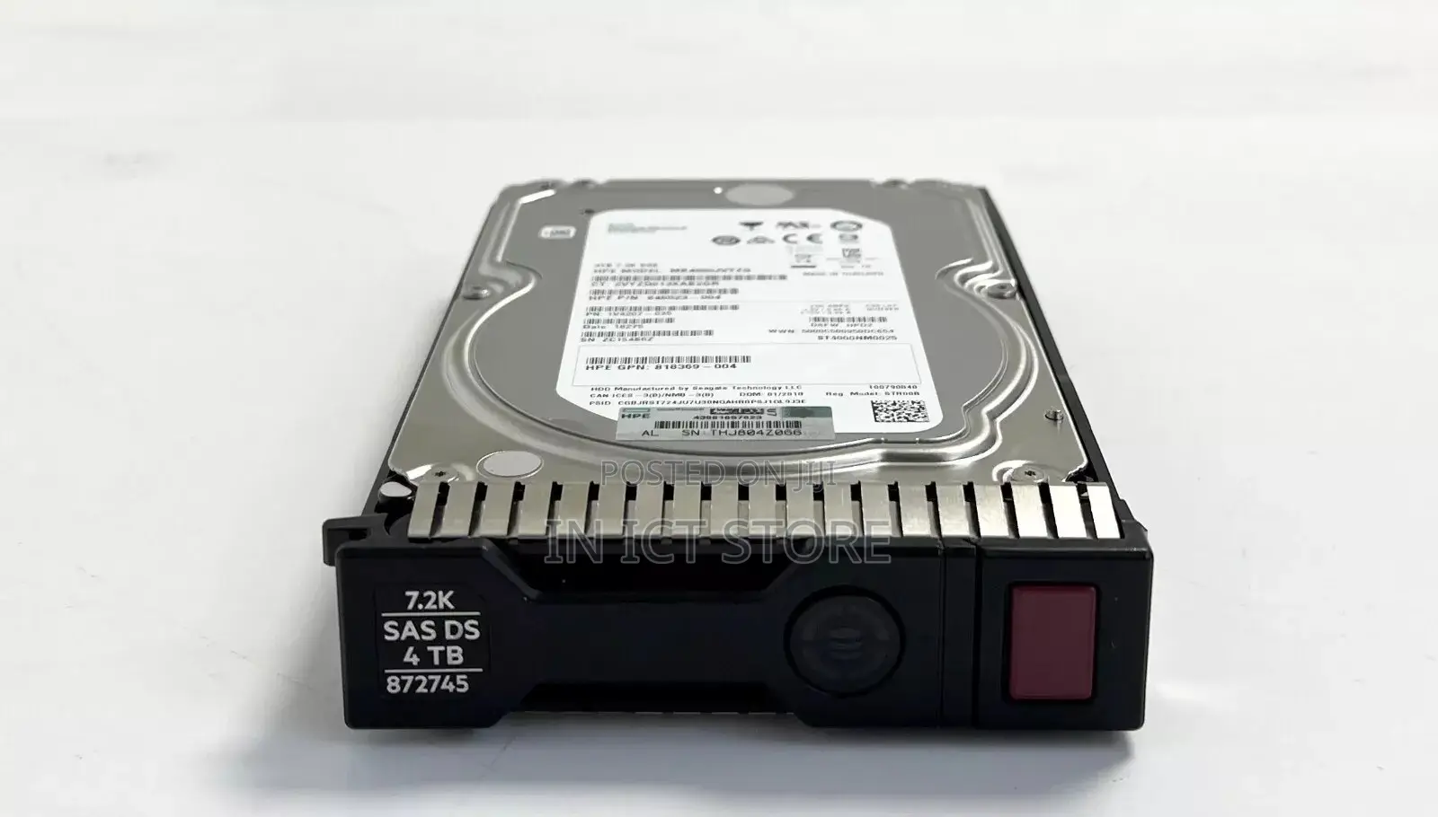Hpe 4tb Sas 12G 872487-B21 Midline 7. LFF 3.5"Sc