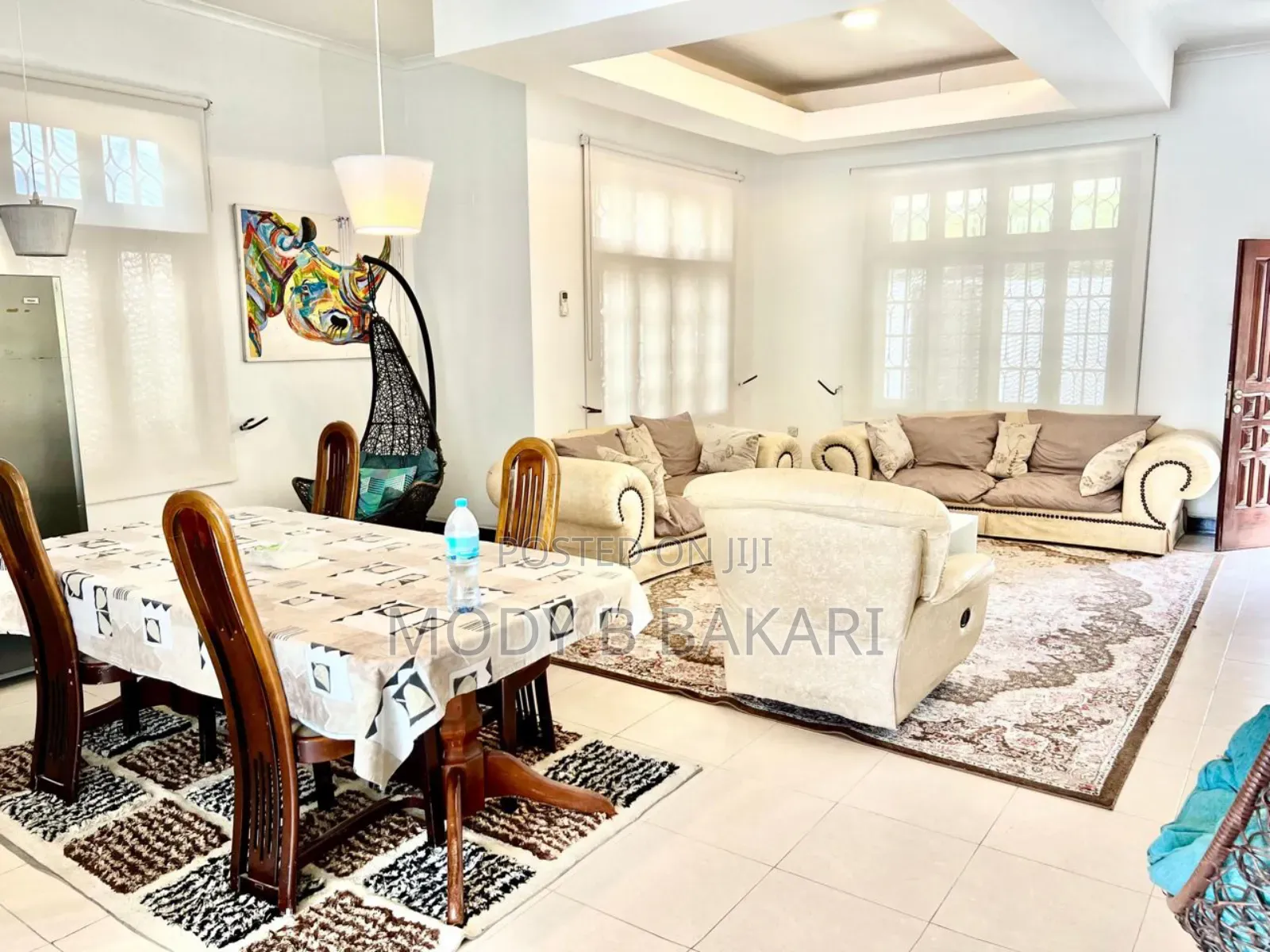 Furnished 3bdrm House in Msasani for rent