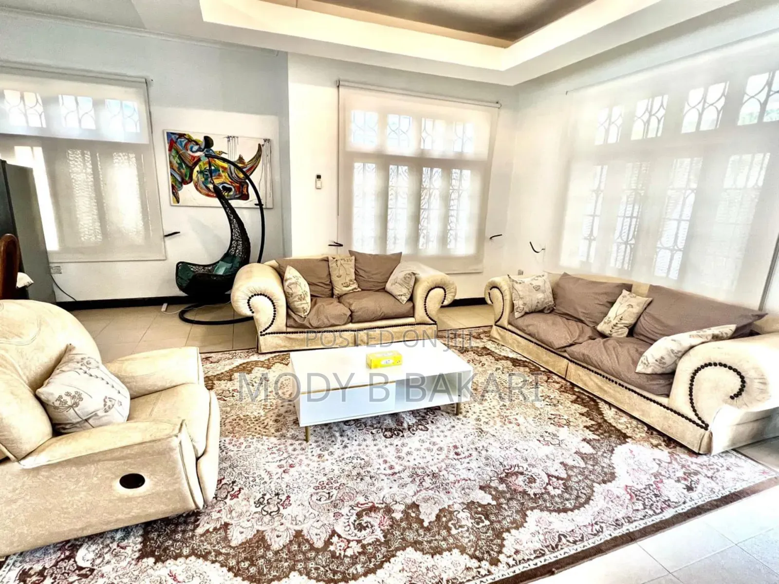 Furnished 3bdrm House in Msasani for rent