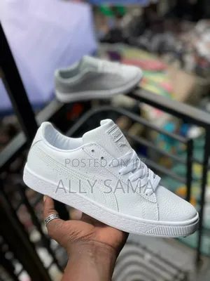 Mens Sneakers PUMA White Material Leather