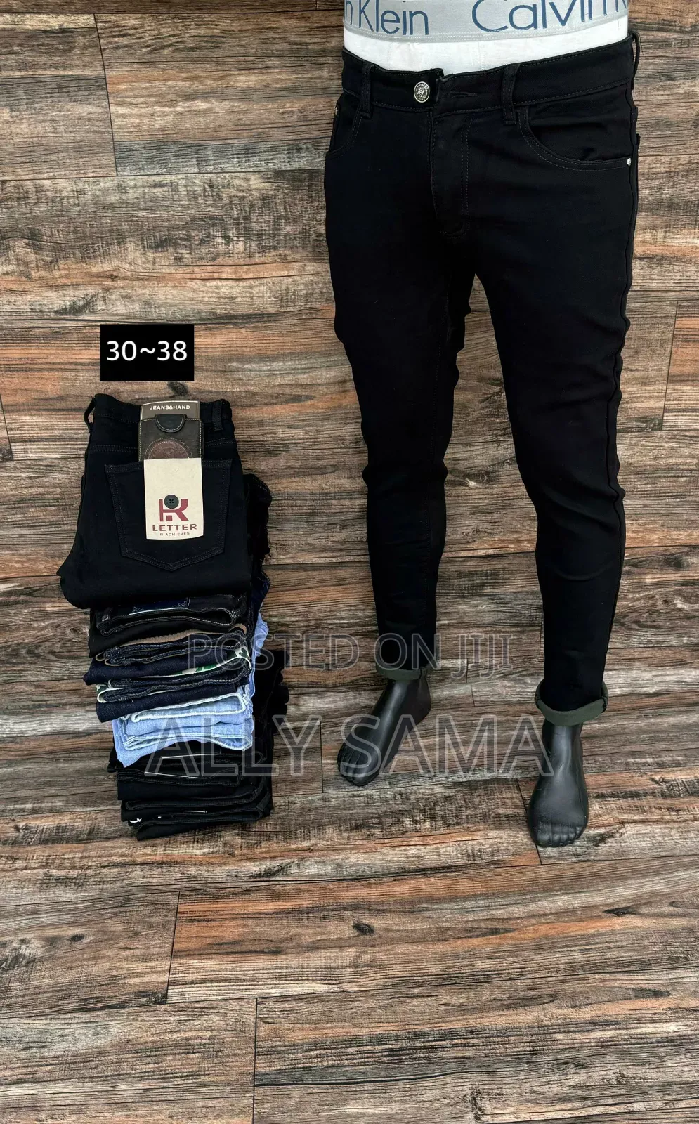 Mens Jeans Black Quality