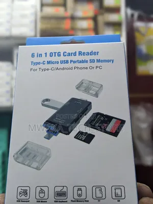 6 IN 1 OTG Card Reader
Type-C/Android Phone /PC