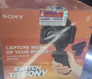 Sony Alpha ZV E 10 Camera With Lens N Mike Complete