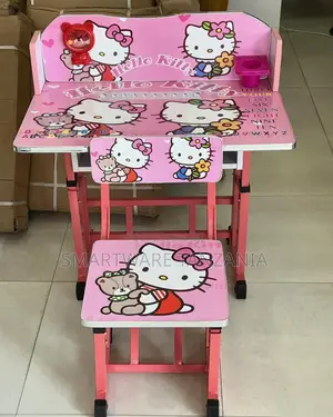 Adjustable Study Table With Chair Set For Kids Students