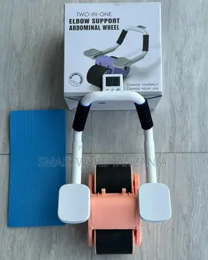 Ab Exercise Equipment Automatic Rebound With Knee Pad