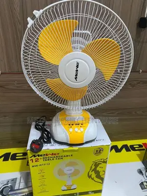 Mewe Rechargeable Table Fan Size 12 Mw-Rtf12