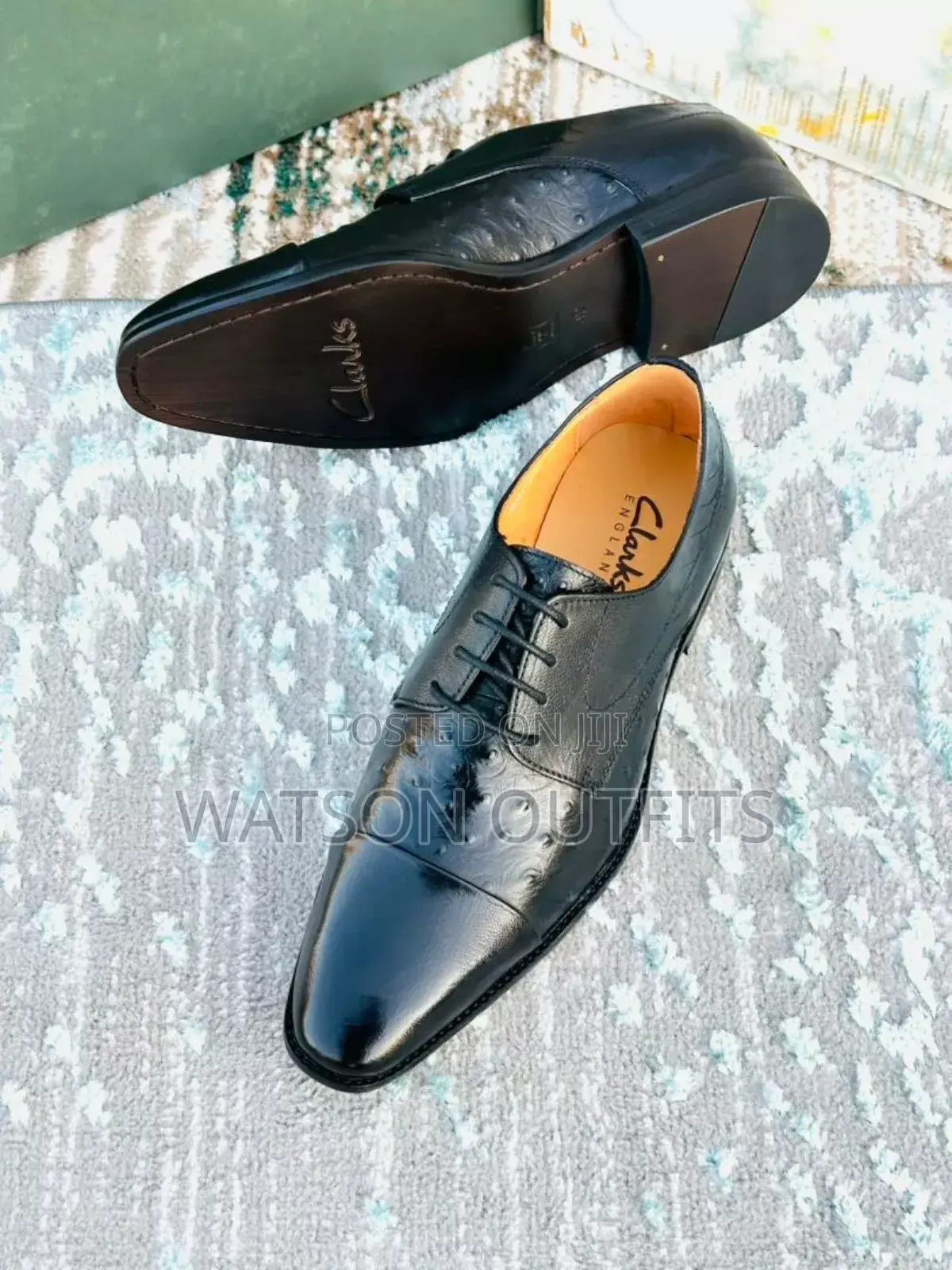 Viatu Vya Ngozi Vya Clarks