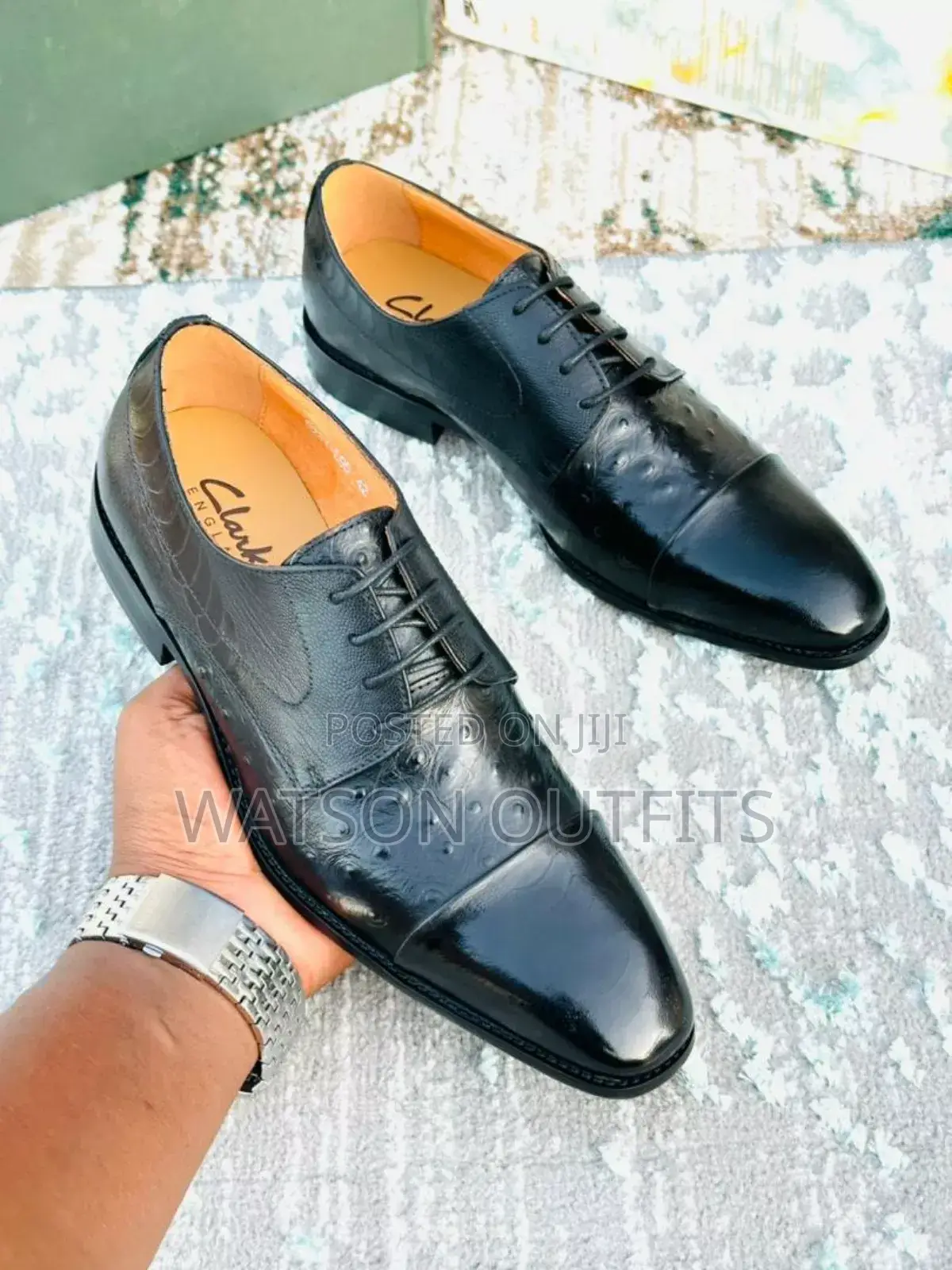 Viatu Vya Ngozi Vya Clarks