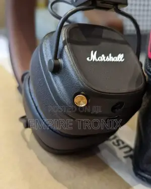 Marshall Major 4 Headphone With Wireless Charging – Black